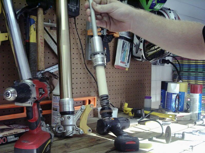 How to lower the forks on a YZ450 SuperMoto Junkie